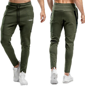 Mens Joggers Casual Pants Fitness Men Sportswear Tracksuit Bottoms Skinny Sweatpants Trousers Black Gyms Jogger Track Pants