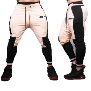 Mens Joggers Casual Pants Fitness Men Sportswear Tracksuit Bottoms Skinny Sweatpants Trousers Black Gyms Jogger Track Pants