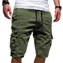 Load image into Gallery viewer, Mens Military Cargo Shorts Mens Beach Shorts Loose Work Casual Short Pants Men&#39;s Multi-pocket Sports Fitness Shorts