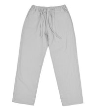 Load image into Gallery viewer, Mens Pants Cotton Linen Casual Pants for Men Summer Clothing Solid Straight Loose Men's Pants  streetwear ropa hombre #w