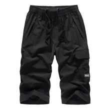 Load image into Gallery viewer, Mens Summer Shorts 2020 Large Size 5xl 6XL 7XL 8XL Quick Dry Breeches Bermuda Male Elastic Stretch Zipper Pocket Long Short Men
