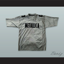 Load image into Gallery viewer, Metallica 00 Silver Gray Football Jersey