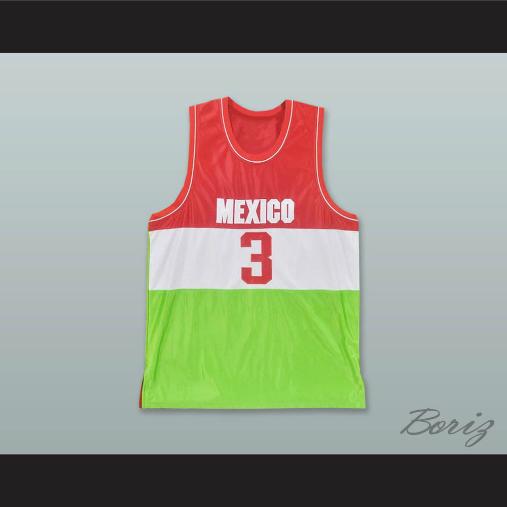 Mexico 3 Tricolor Basketball Jersey