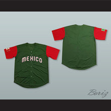 Load image into Gallery viewer, Mexico Green Baseball Jersey