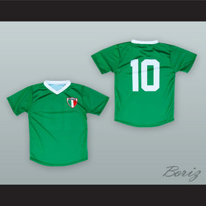 Mexico 10 Green Soccer Jersey