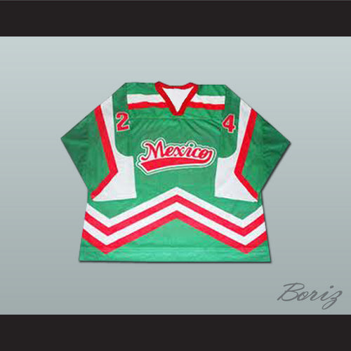 Mexico National Team Green Hockey Jersey