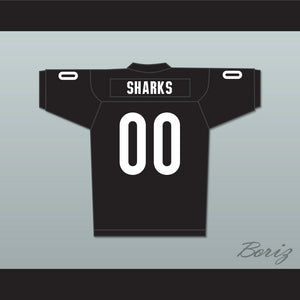 Sharks Mascot 00 Miami Sharks Football Jersey Any Given Sunday Includes AFFA Patch