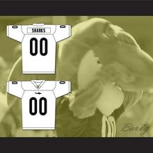 Load image into Gallery viewer, Sharks Mascot 00 Miami Sharks White Football Jersey Any Given Sunday Includes AFFA Patch