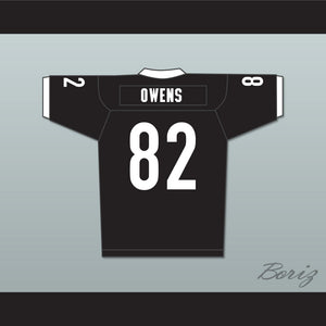 Terrell Owens 82 Miami Sharks White Trim Football Jersey Any Given Sunday Includes AFFA Patch