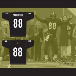 Jimmy Sanderson 88 Miami Sharks Football Jersey Any Given Sunday Includes AFFA Patch