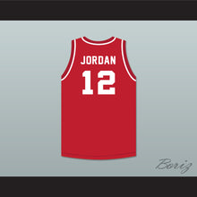 Load image into Gallery viewer, Michael Jordan 12 Emma B Trask Middle School Bears Red Basketball Jersey 2