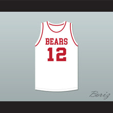 Load image into Gallery viewer, Michael Jordan 12 Emma B Trask Middle School Bears White Basketball Jersey 2