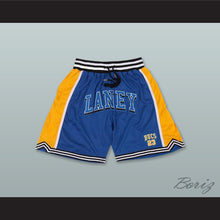Load image into Gallery viewer, Michael Jordan 23 Laney High School Buccaneers Blue Basketball Shorts