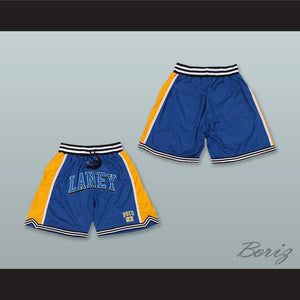 Michael Jordan 23 Laney High School Buccaneers Blue Basketball Shorts