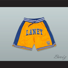 Load image into Gallery viewer, Michael Jordan 23 Laney High School Buccaneers Yellow Basketball Shorts