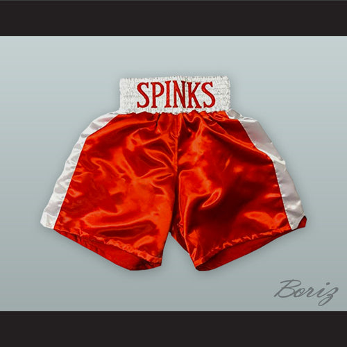 Michael 'Jinx' Spinks Red Boxing Shorts