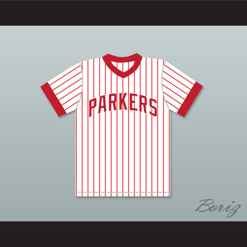 Michael Jordan 23 Parkers Little League Pinstriped Baseball Jersey