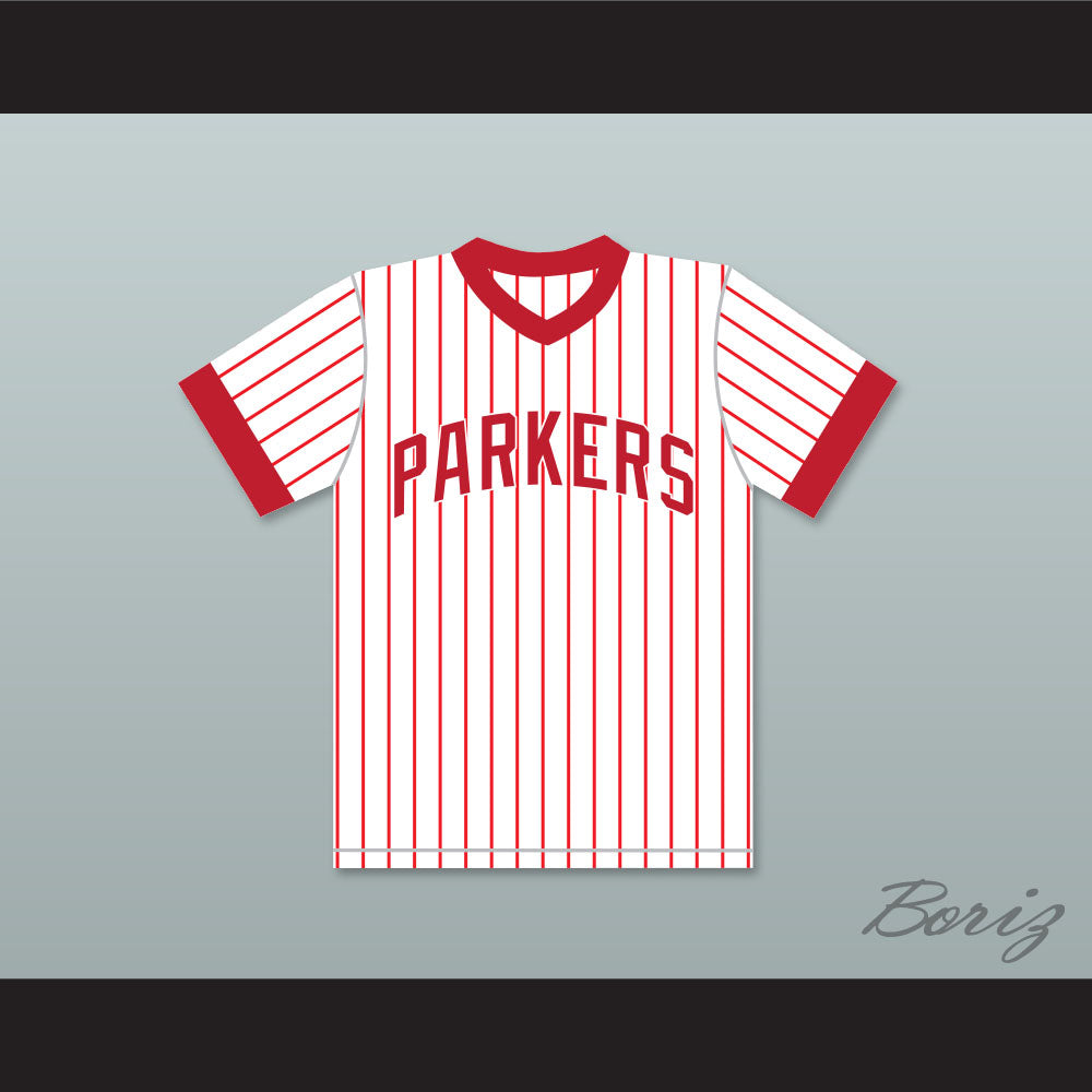 Michael Jordan 23 Parkers Little League Pinstriped Baseball Jersey