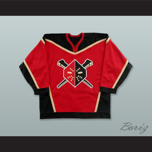 Michel Ouellet 25 Wheeling Nailers Red Hockey Jersey