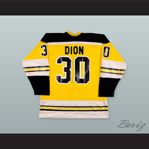 WHA Michel Dion 30 Cincinnati Stingers Hockey Jersey