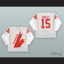 Load image into Gallery viewer, Michel Goulet 15 Team Canada Canada Cup White Hockey Jersey