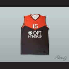 Load image into Gallery viewer, Mickael Gelabale 15 France Black Basketball Jersey