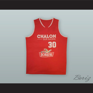 Mickael Gelabale 30 Élan Chalon France Basketball Jersey
