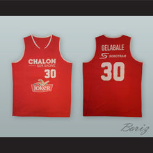 Load image into Gallery viewer, Mickael Gelabale 30 Élan Chalon France Basketball Jersey
