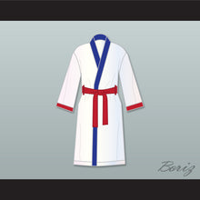 Load image into Gallery viewer, &#39;Irish&#39; Micky Ward White Satin Full Boxing Robe