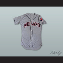 Load image into Gallery viewer, Midland Angels Texas 2 Gray Button Down Baseball Jersey