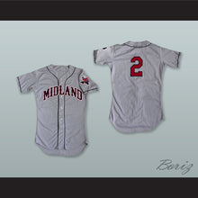 Load image into Gallery viewer, Midland Angels Texas 2 Gray Button Down Baseball Jersey
