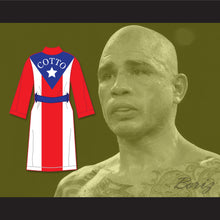 Load image into Gallery viewer, Miguel Cotto Puerto Rican Flag Satin Full Boxing Robe