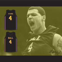 Load image into Gallery viewer, Mike Evans 4 Ball High School Tors Black Basketball Jersey