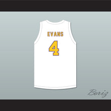 Load image into Gallery viewer, Mike Evans 4 Ball High School Tors White Basketball Jersey 2