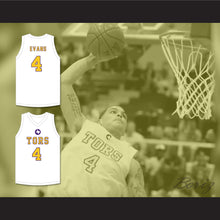 Load image into Gallery viewer, Mike Evans 4 Ball High School Tors White Basketball Jersey 2