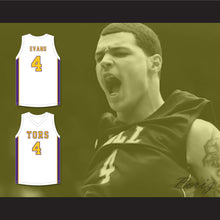 Load image into Gallery viewer, Mike Evans 4 Ball High School Tors White Basketball Jersey 1