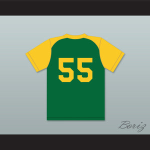 Mike Mussina 55 Johnny Z's Little League Green Baseball Jersey 1