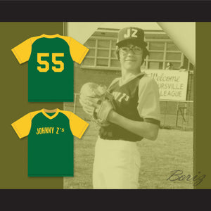 Mike Mussina 55 Johnny Z's Little League Green Baseball Jersey 1