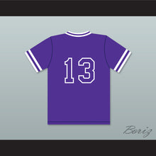Load image into Gallery viewer, Mike Piazza 13 Phoenixville Area High School Phantoms Purple Baseball Jersey 1