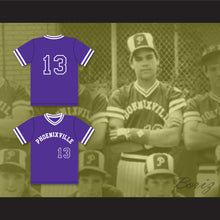Load image into Gallery viewer, Mike Piazza 13 Phoenixville Area High School Phantoms Purple Baseball Jersey 1