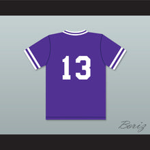 Load image into Gallery viewer, Mike Piazza 13 Phoenixville Area High School Phantoms Purple Baseball Jersey 3