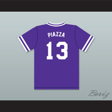Load image into Gallery viewer, Mike Piazza 13 Phoenixville Area High School Phantoms Purple Baseball Jersey 4