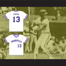 Load image into Gallery viewer, Mike Piazza 13 Phoenixville Area High School Phantoms White Baseball Jersey 2
