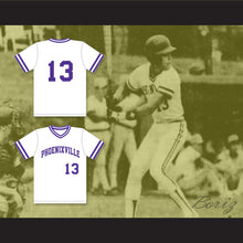 Load image into Gallery viewer, Mike Piazza 13 Phoenixville Area High School Phantoms White Baseball Jersey 1