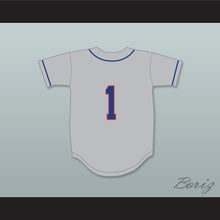 Load image into Gallery viewer, Mike Trout 1 Millville Senior High School Thunderbolts Gray Baseball Jersey 1
