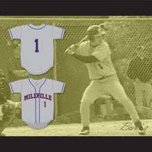 Load image into Gallery viewer, Mike Trout 1 Millville Senior High School Thunderbolts Gray Baseball Jersey 1