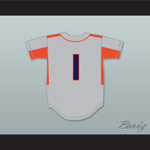Load image into Gallery viewer, Mike Trout 1 Millville Senior High School Thunderbolts Gray Baseball Jersey 3