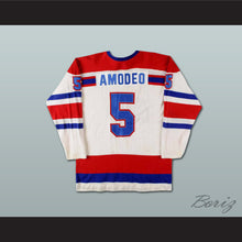 Load image into Gallery viewer, Mike Amodeo 5 WHA Ottawa Nationals Hockey Jersey