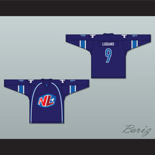 Load image into Gallery viewer, Mike Ludano 9 Le National de Quebec Home Hockey Jersey- Lance et compte (He Shoots, He Scores)