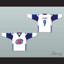 Load image into Gallery viewer, Mike Ludano 9 Le National de Quebec Away Hockey Jersey- Lance et compte (He Shoots, He Scores)